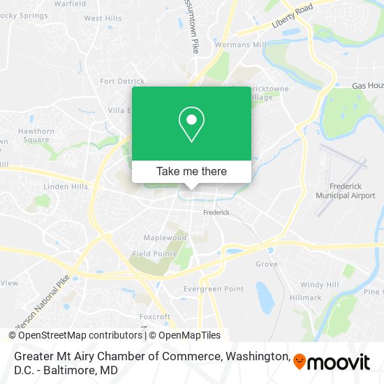 Mapa de Greater Mt Airy Chamber of Commerce