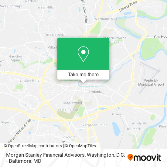 Mapa de Morgan Stanley Financial Advisors