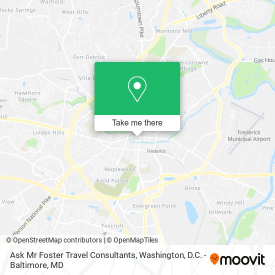 Ask Mr Foster Travel Consultants map