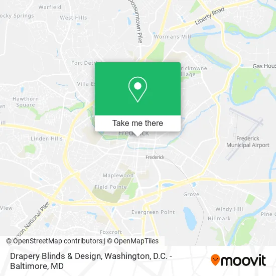 Drapery Blinds & Design map