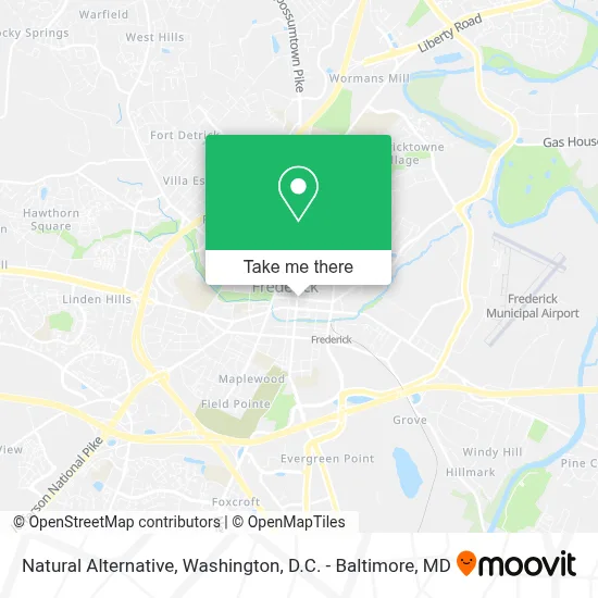 Natural Alternative map