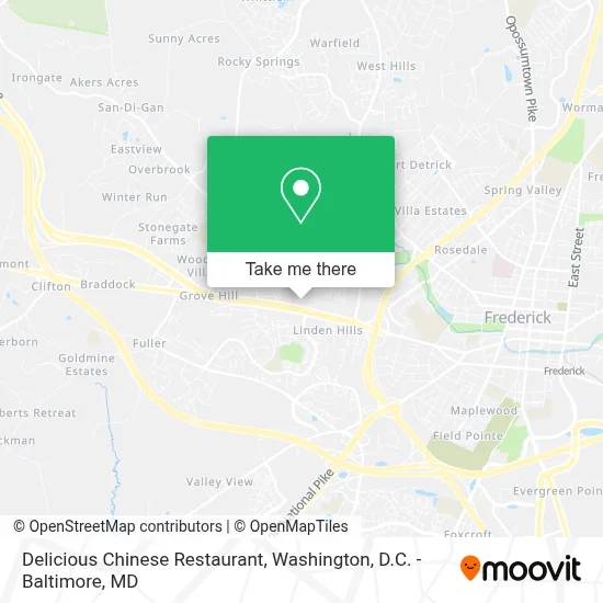 Delicious Chinese Restaurant map