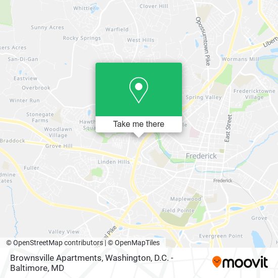 Mapa de Brownsville Apartments