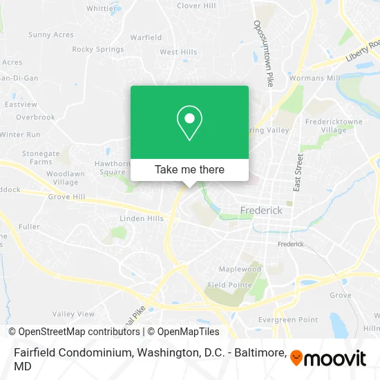Fairfield Condominium map