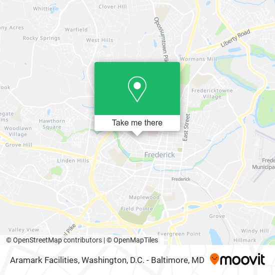 Mapa de Aramark Facilities