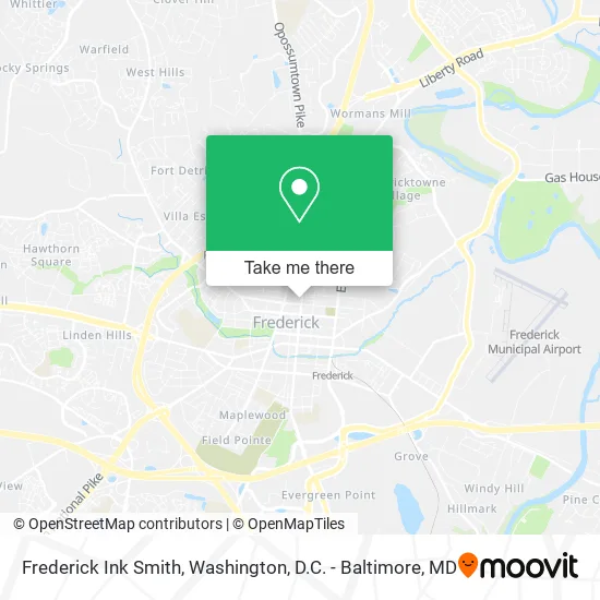 Mapa de Frederick Ink Smith