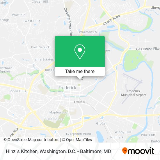 Hinzi's Kitchen map