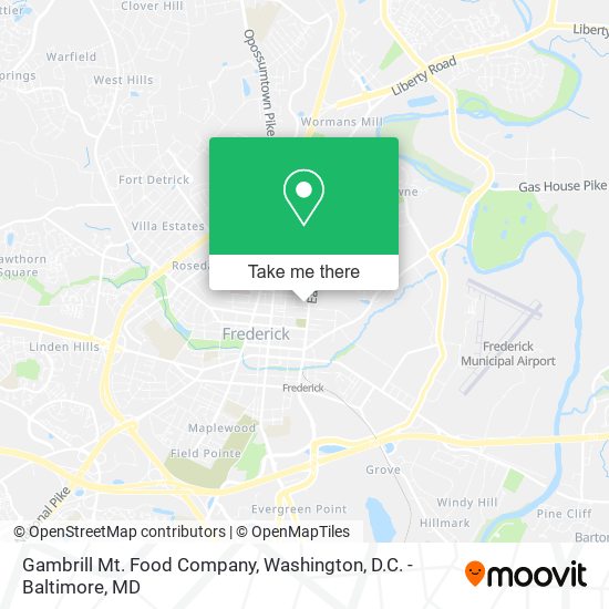 Mapa de Gambrill Mt. Food Company