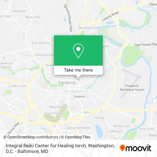 Mapa de Integral Reiki Center for Healing Inrch