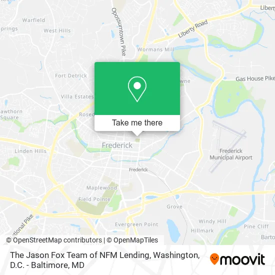 Mapa de The Jason Fox Team of NFM Lending