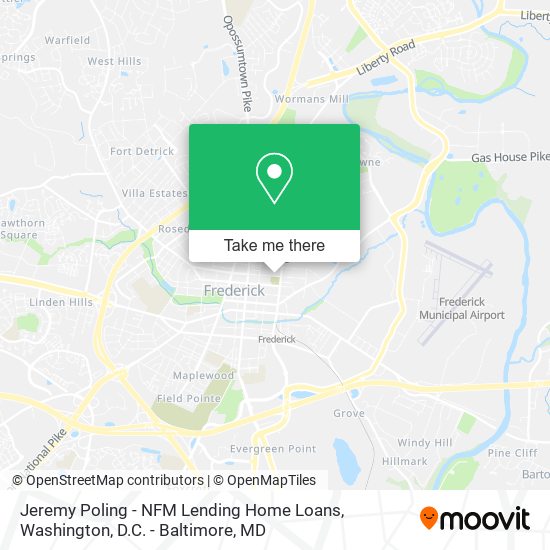 Mapa de Jeremy Poling - NFM Lending Home Loans