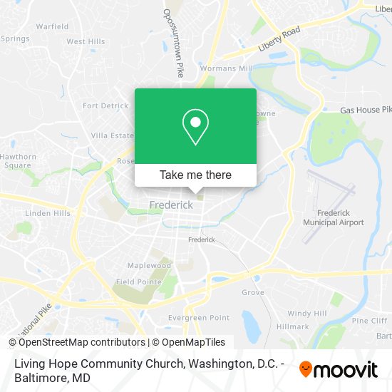 Living Hope Community Church map