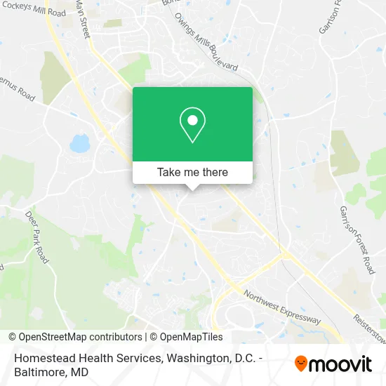 Homestead Health Services map