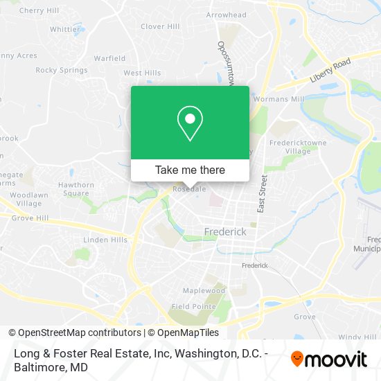 Long & Foster Real Estate, Inc map