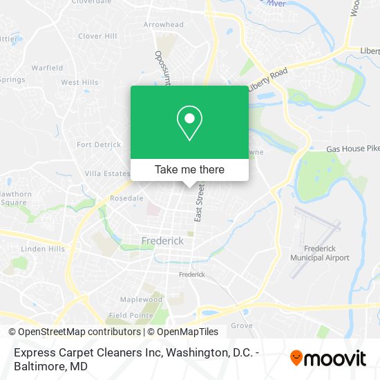 Express Carpet Cleaners Inc map