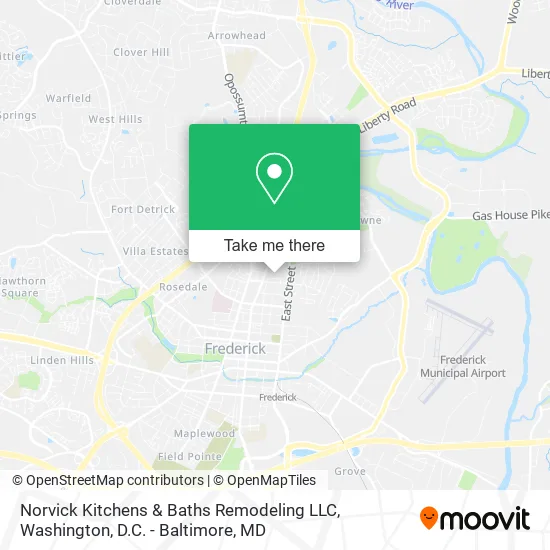 Mapa de Norvick Kitchens & Baths Remodeling LLC