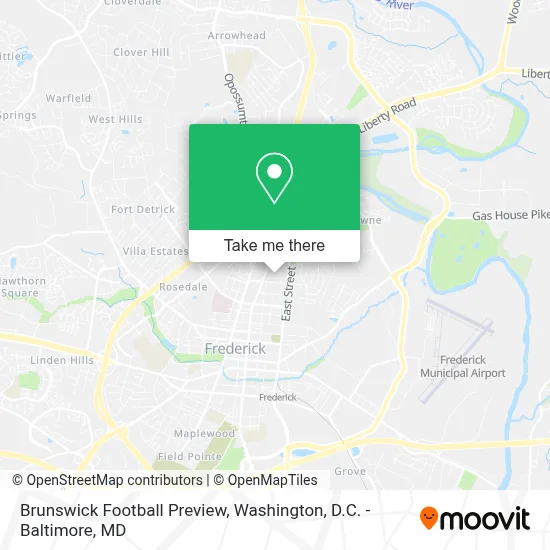 Brunswick Football Preview map