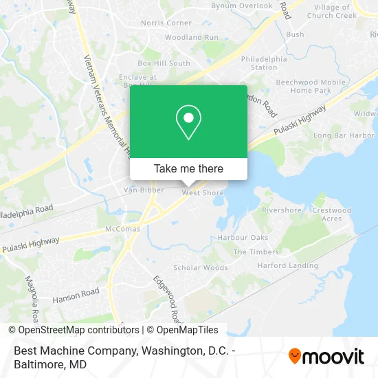 Best Machine Company map