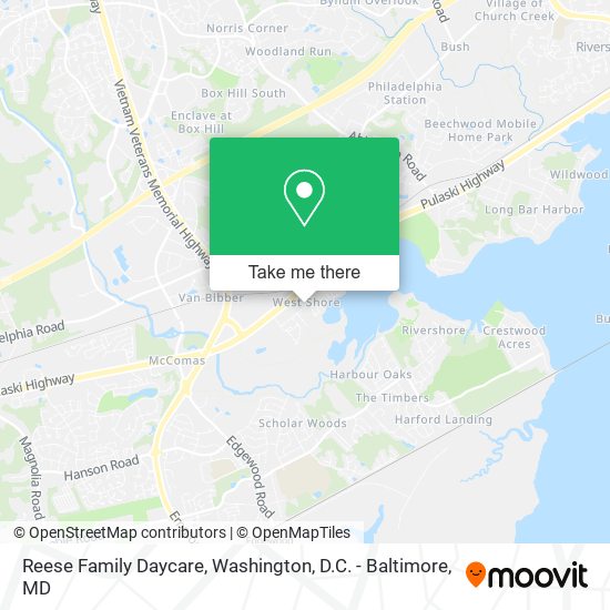 Mapa de Reese Family Daycare