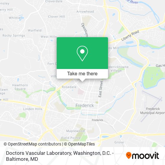 Doctors Vascular Laboratory map