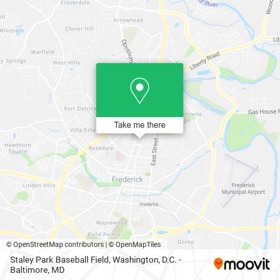 Staley Park Baseball Field map