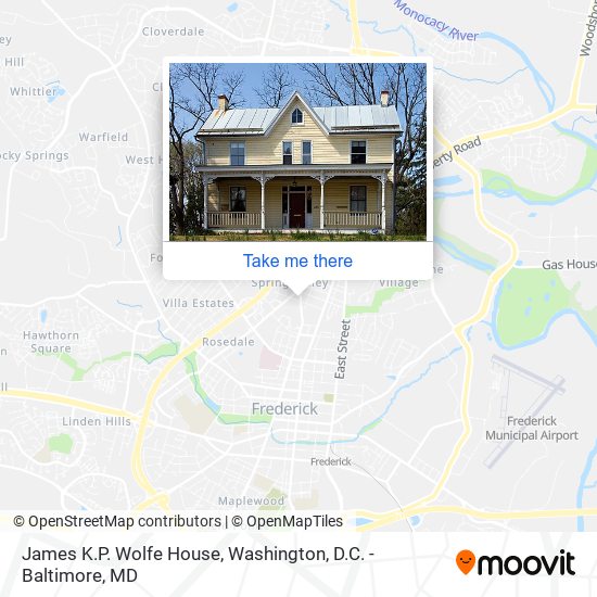 Mapa de James K.P. Wolfe House