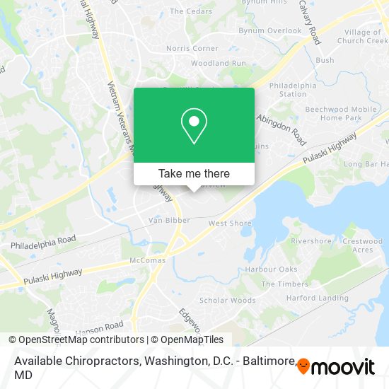 Mapa de Available Chiropractors