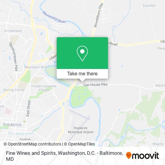 Fine Wines and Spirits map