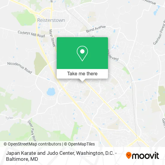 Mapa de Japan Karate and Judo Center