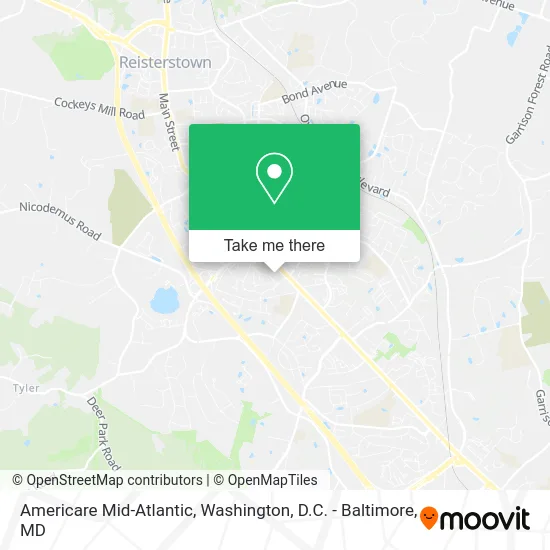 Americare Mid-Atlantic map