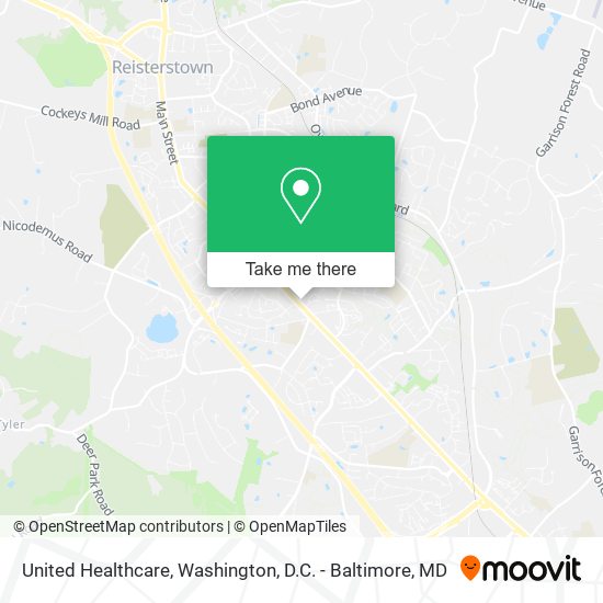 United Healthcare map