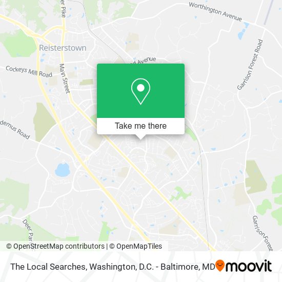 The Local Searches map