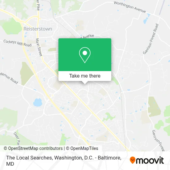 The Local Searches map