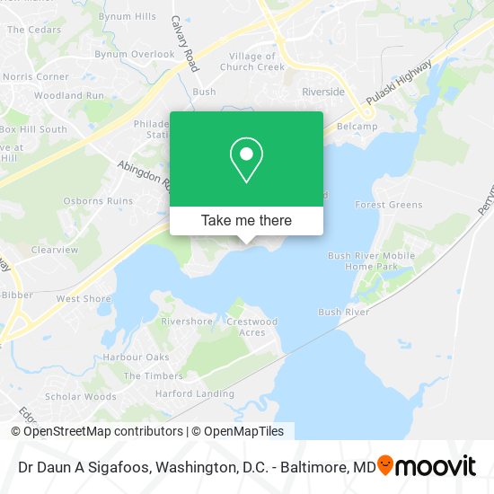 Dr Daun A Sigafoos map