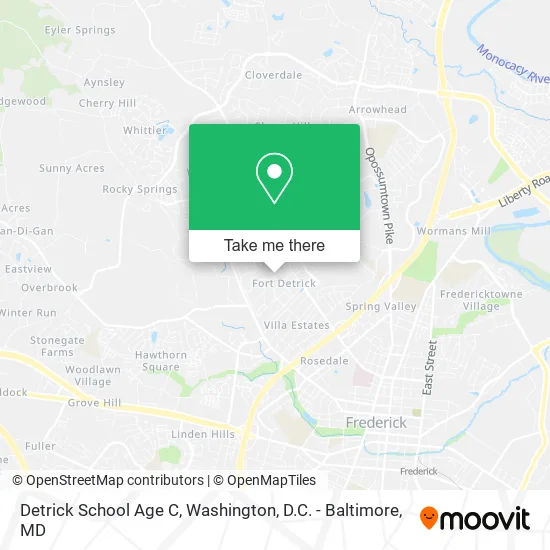 Mapa de Detrick School Age C