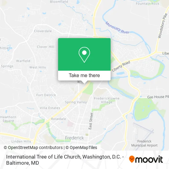 Mapa de International Tree of Life Church