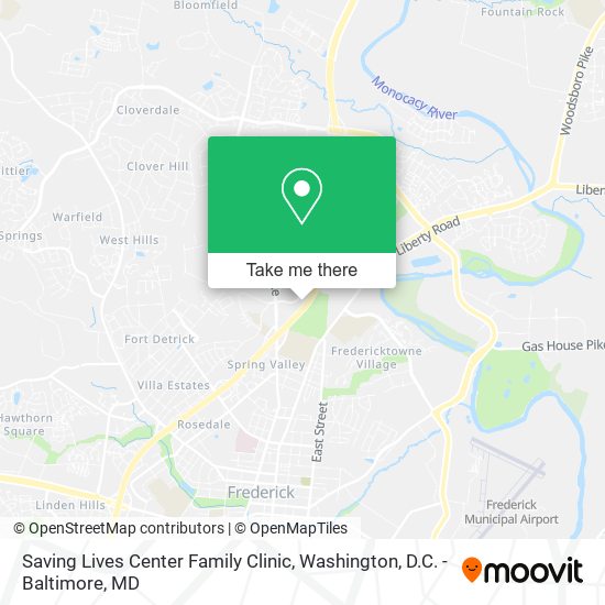 Mapa de Saving Lives Center Family Clinic