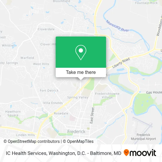 IC Health Services map