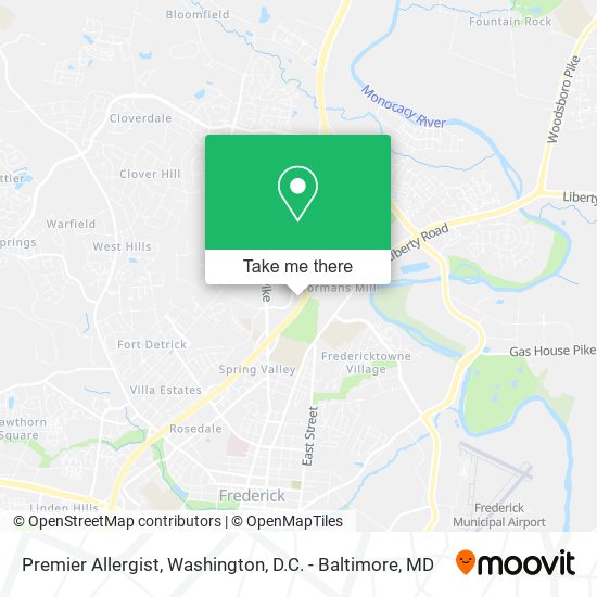 Premier Allergist map