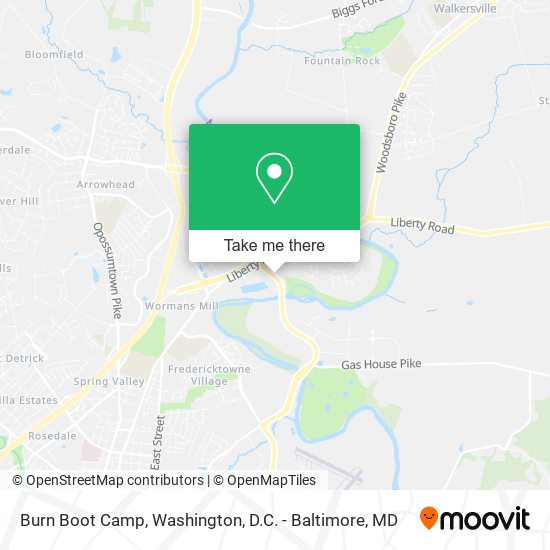 Mapa de Burn Boot Camp