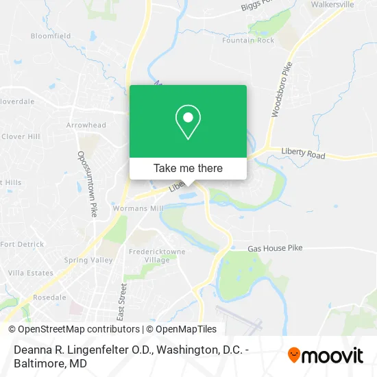 Deanna R. Lingenfelter O.D. map