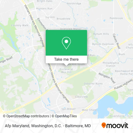 Afp Maryland map