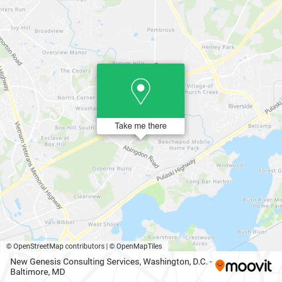 New Genesis Consulting Services map