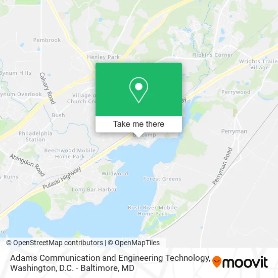 Mapa de Adams Communication and Engineering Technology