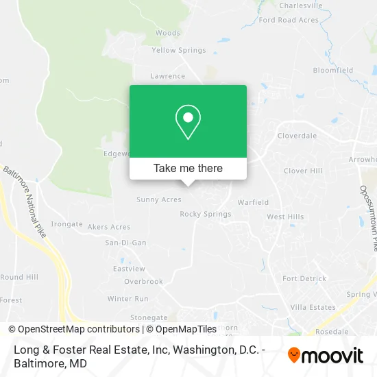 Long & Foster Real Estate, Inc map