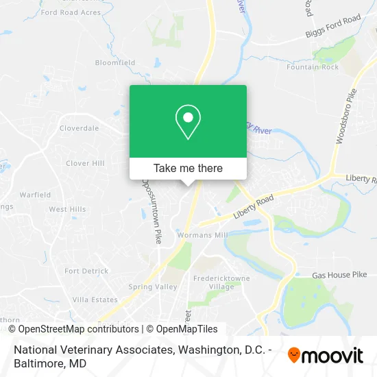 National Veterinary Associates map