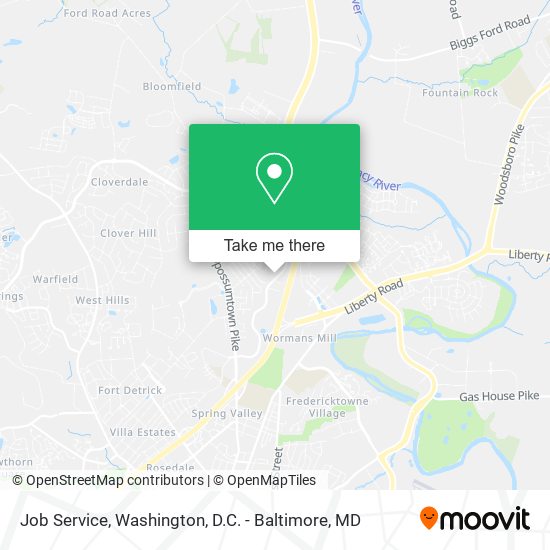 Job Service map