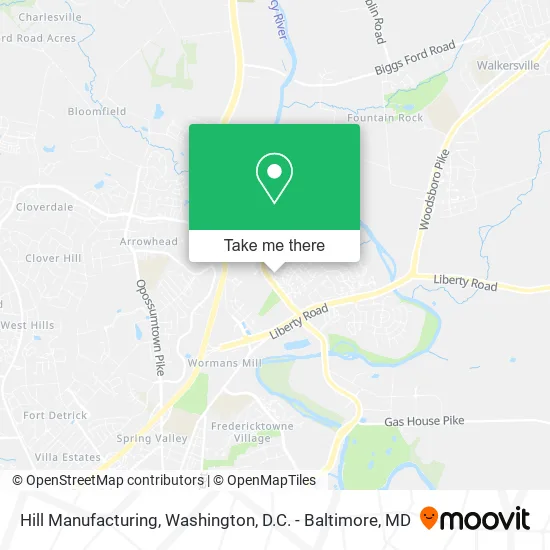 Mapa de Hill Manufacturing