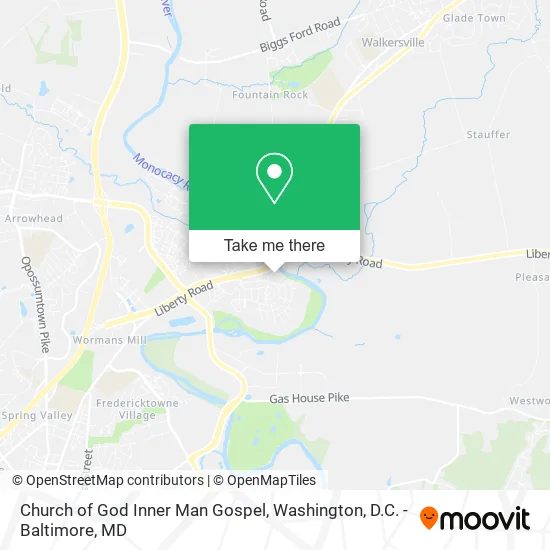 Mapa de Church of God Inner Man Gospel