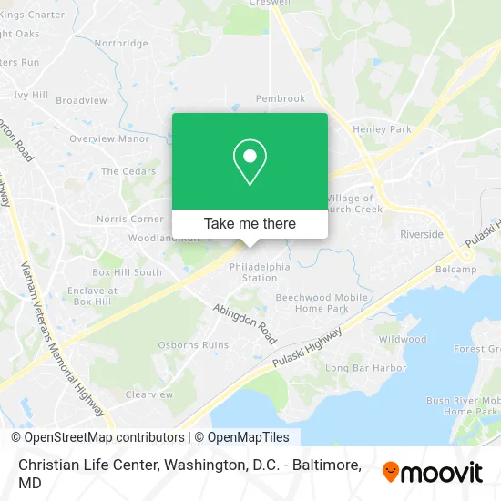 Christian Life Center map